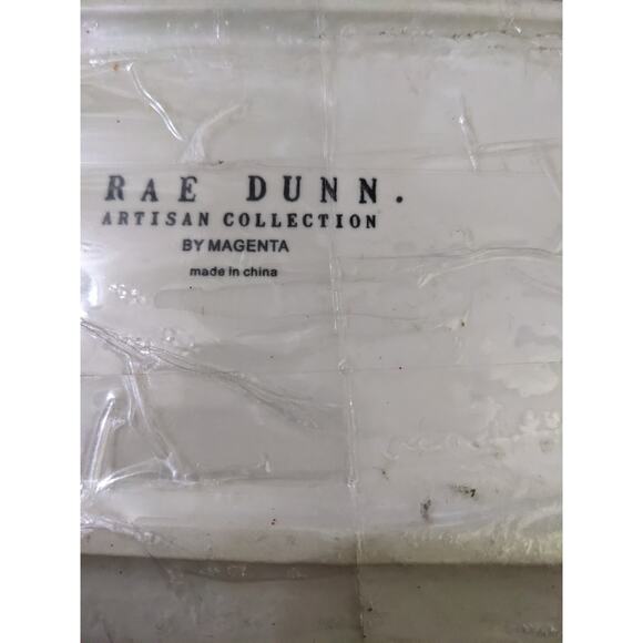 Rae Dunn Office Organizer KEEP HOLD CONTAIN 4 four piece set New - Picture 7 of 7